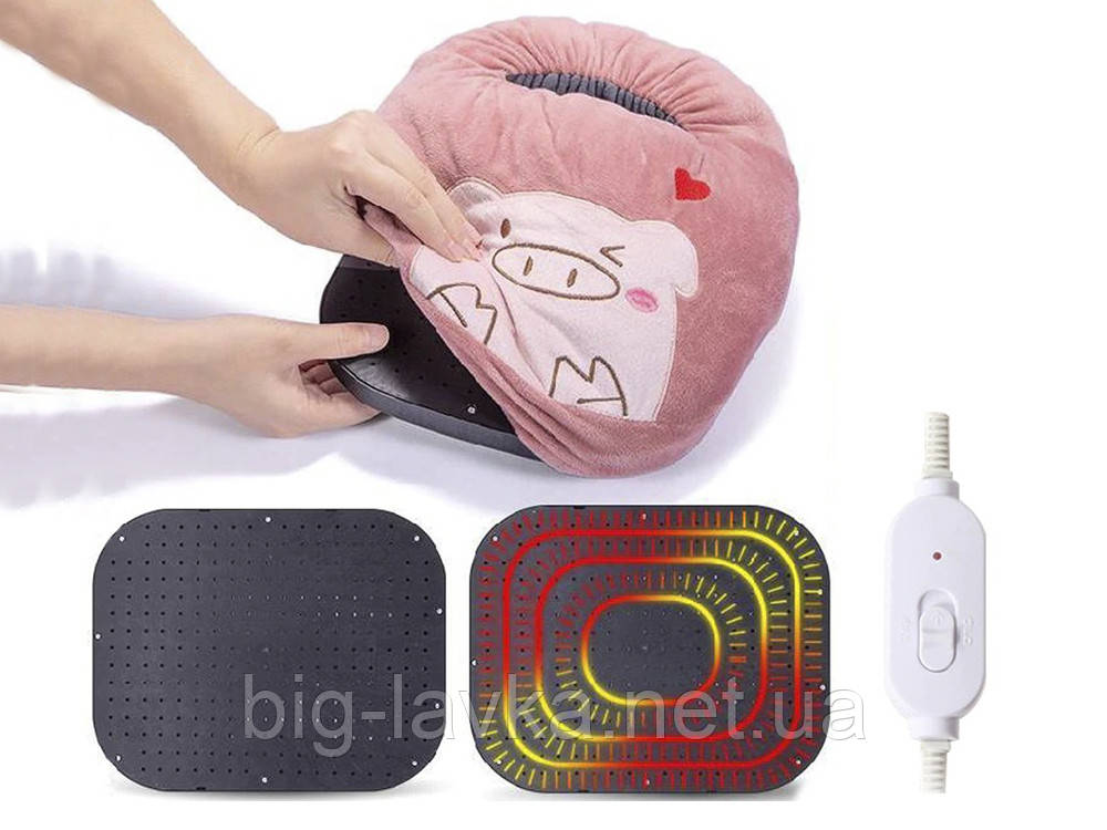 Грілка для ніг 220 В  Розовый, фото 1