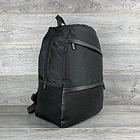Черный мужской рюкзак Philipp Plein, текстиль и эко-кожа, 39 * 28 * 14 см, вместительный рюкзак для прогулок