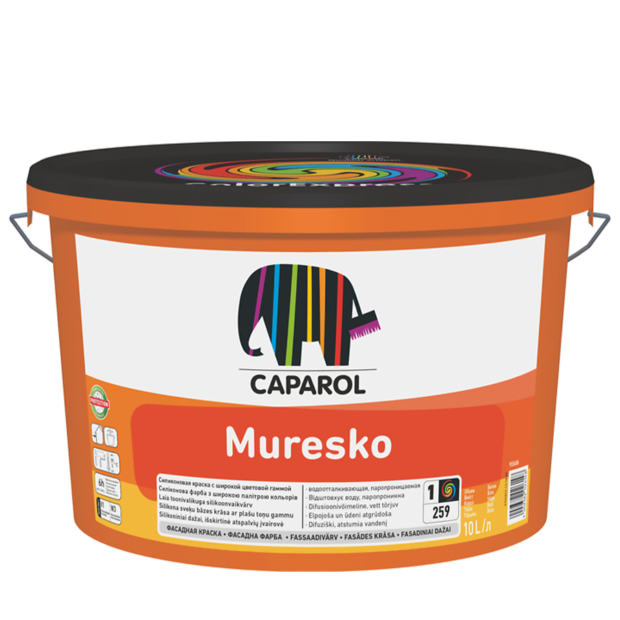 Водно дисперсійна фарба Caparol B1 Muresko-Premium (10 л)