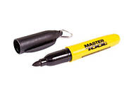 Маркер перманентний чорний MASTERTOOL 80шт (14-1820)