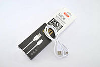 Usb-cable Micro USB XO NB36 2.1A 1m (круглый) White
