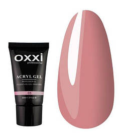Полигель OXXI Acryl Gel №5 – рожевий, беж, 30 мл