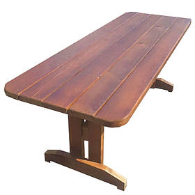 Дерев'яний садовий стіл 1,95 м "Стайл". Колір: Палісандр