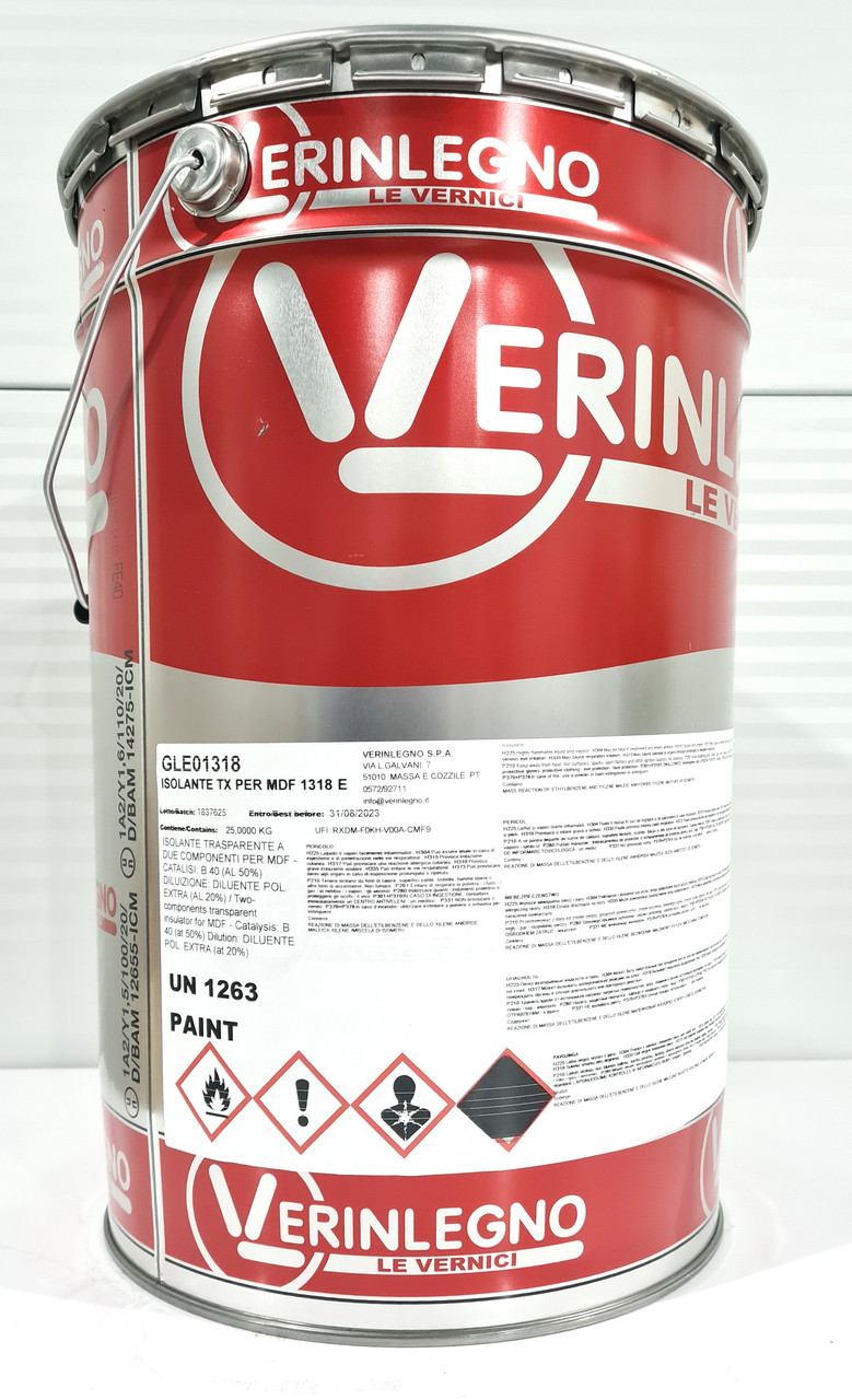 Ізолятор 1318 Е поліуретановий для МДФ, тара: 25 кг - Verinlegno
