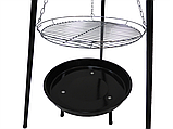 Гриль підвісний на 3 ніжках (70х152х70 мм) решітка Ø=52 см з регулюванням висоти 30-67 см LUND 99524 (Польща), фото 4