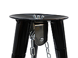 Гриль підвісний на 3 ніжках (70х152х70 мм) решітка Ø=52 см з регулюванням висоти 30-67 см LUND 99524 (Польща), фото 6