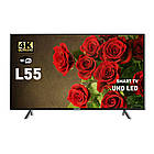 Безрамковий телевізор TV Samsung Led TV L55 I Android 13.0 I Wi-Fi I Smart I USB 3.0