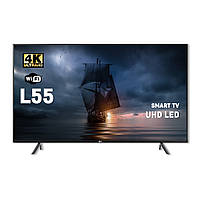 Телевизор ТВ безрамочный LG Led TV L55 I Android 13.0 I Wi-Fi I Smart I USB 3.0