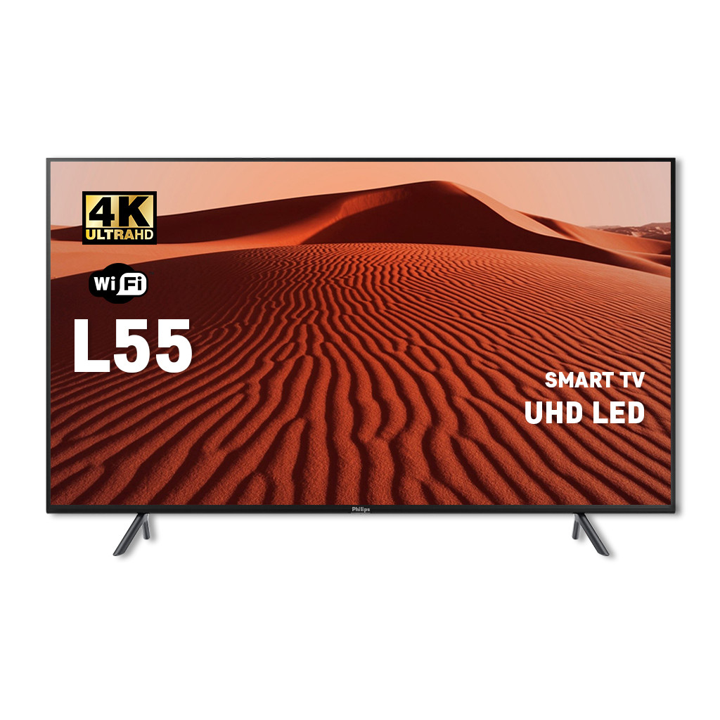 Безмежний телевізор Plhilips Led TV L55 I Android 13.0 I Wi-Fi I Smart I USB 3.0