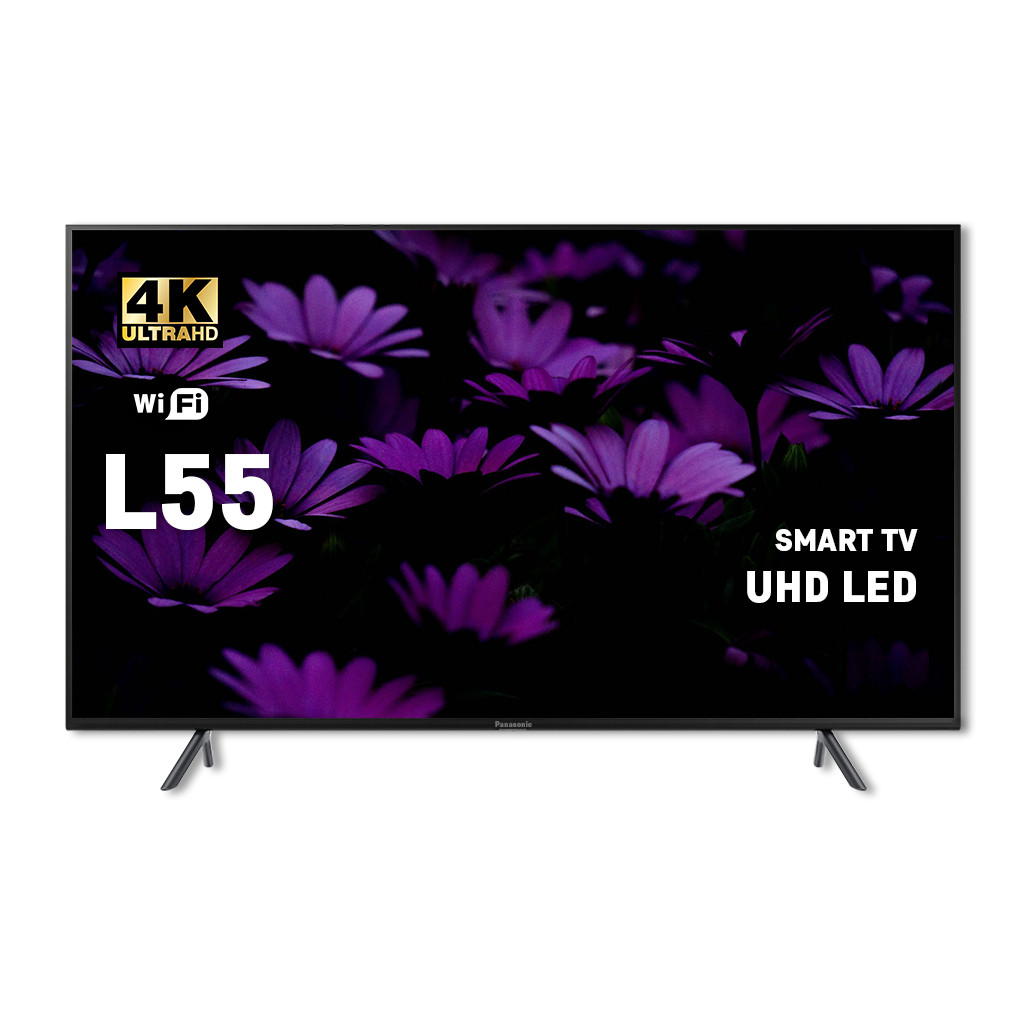 Безрамковий телевізор TV Panasonic Led TV L55 I Android 13.0 I Wi-Fi I Smart I USB 3.0