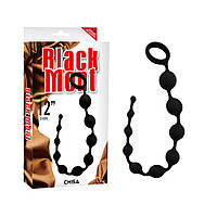 Силіконові анальні буси Black Mont Playful Beads Chisa 36,5см