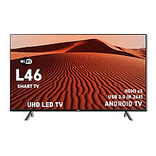 Телевізор безрамочный TV LG Led TV L46 I Android 13.0 I Wi-Fi I Smart I USB 3.0
