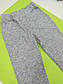 Спортивні штани на дівчинку, на зріст 128 см, колір світло сірий, ангора, фото 2