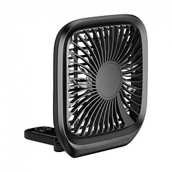 Складаний Вентилятор у салон автомобіля Baseus Foldable Vehicle-mounted Backseat Fan Чорний (CXZD-01)