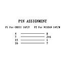 Перехідник OBD для Nissan 14pin, фото 4
