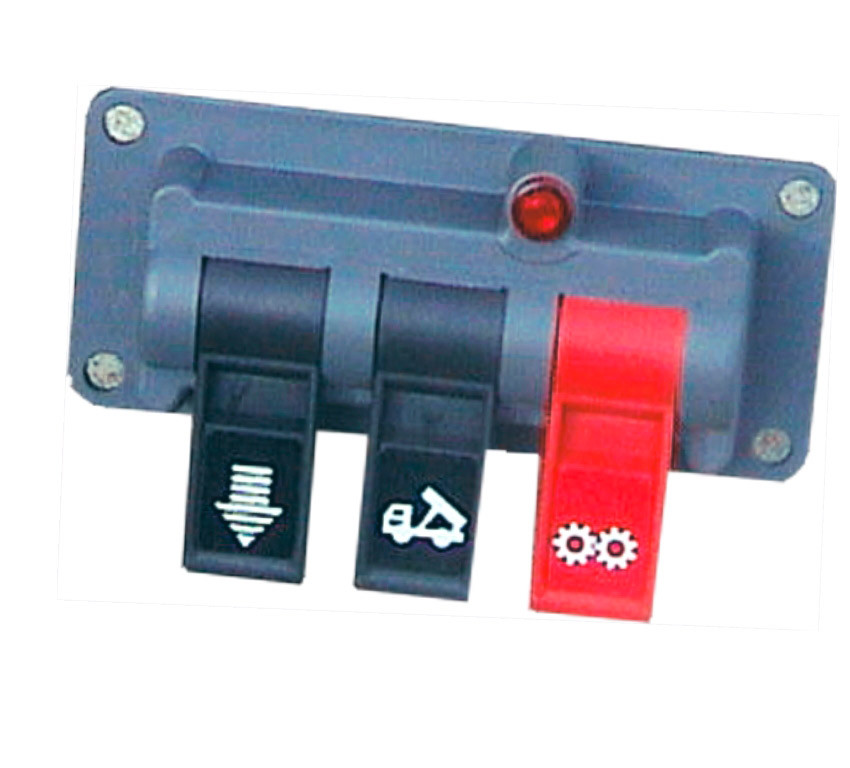 Пневматический клапан Aber AOHCACC3 с контрольной лампочкой включения для подъема/опускания кузова - фото 4 - id-p1569502601