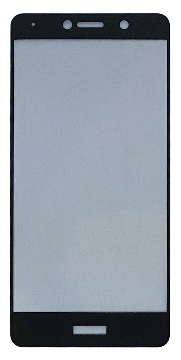 Захисне скло NoName 9D для Huawei Y7 Prime (2017) Чорний тех. паковання, фото 1