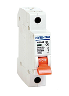 Автоматический выключатель Hyundai HIBD63-N 20А 1P C 6КА