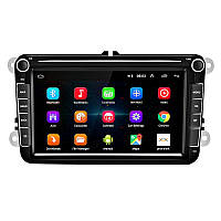 Штатна магнітола Android Volkswagen Caddy 2004-2015 8" Екран 1/8 Гб Автомагнітола Андроїд 9 GPS Wi-Fi Кадик