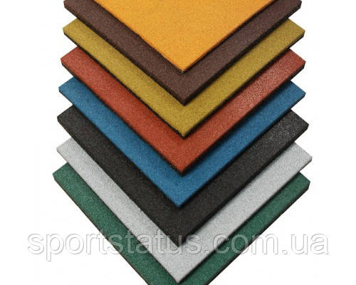 Резиновая плитка 500мм*500мм H=12мм УКР резиновое покрытие (ID ...