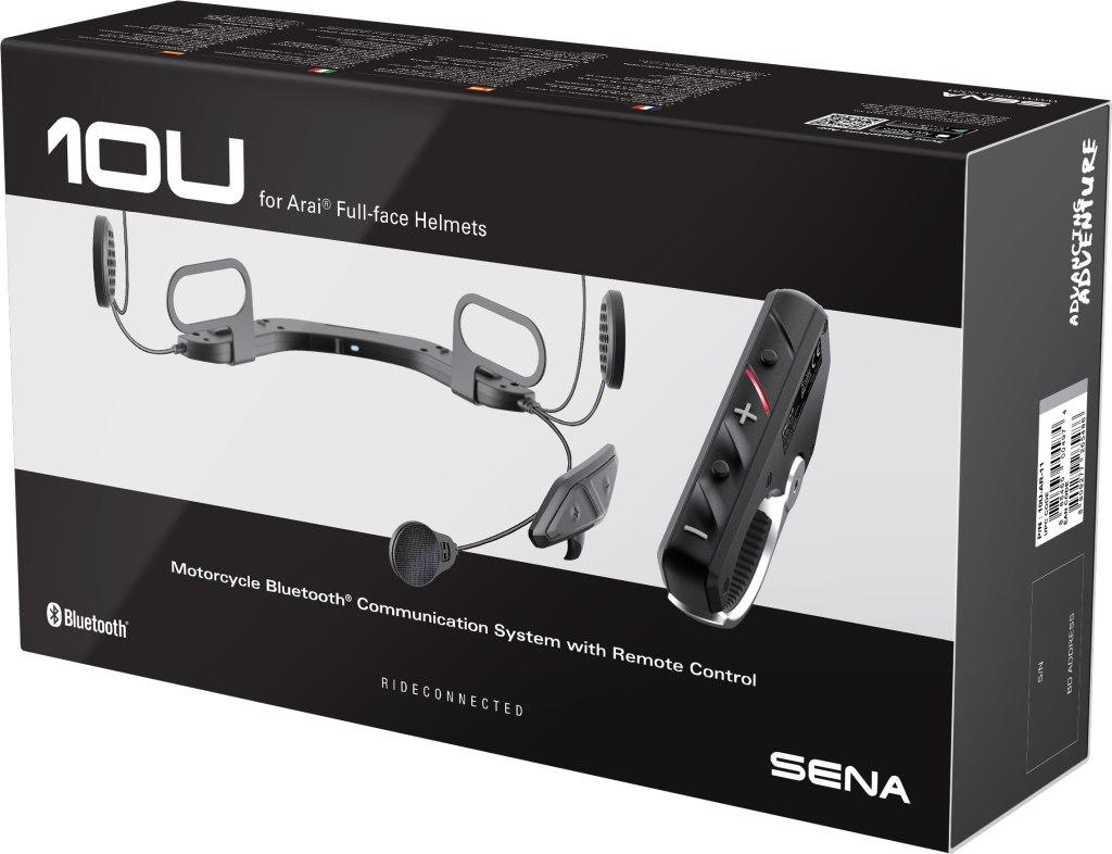 SENA ГАРНІТУРА МОТО 10U BLUETOOTH 4.1 DO 1600M З Рadio FM I PILOTEM SC-4B-01 DO KASKU ARAI (INTEGRALNE) (EL)