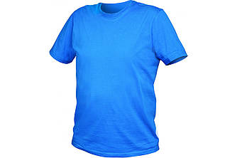 Футболка з бавовни синя, S, M, L, XL, 2XL HOEGERT HT5K412