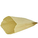 Паперовий пакет цілісний крафт бурий 310х170х60 мм (100 шт.), фото 2