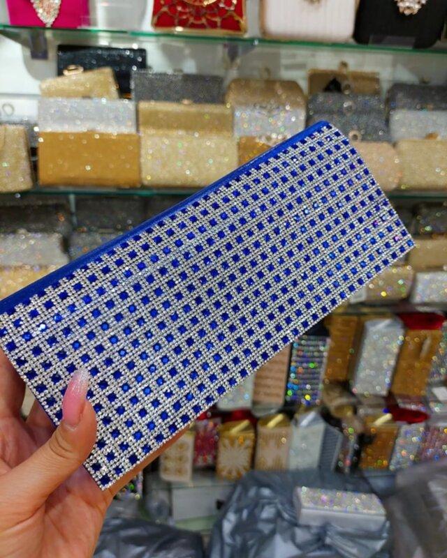 Вечерний клатч ZPT-3491 Blue 13х25см