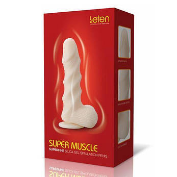 Фалоімітатор Leten Super Muscle Large (19,2 см) | Limon, фото 3