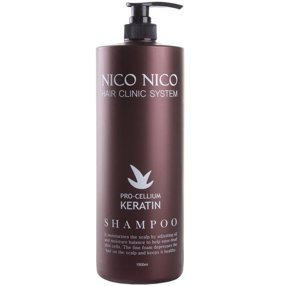 Шампунь для волосся з кератином NICO NICO Keratin Shampoo 1500 мл