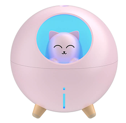 Зволожувач повітря WEKOME Planet Cat Humidifier WK WT-A06 |220ML, 5-10Hours| Рожевий
