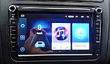 Штатна магнітола Android Volkswagen Polo Sedan 2010 Екран 8" 2\16 Гб Автомагнітола Андроїд 9 GPS Wi-Fi Поло, фото 3