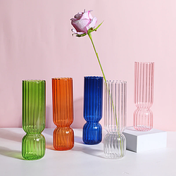 Декоративні вази з кольорового скла
