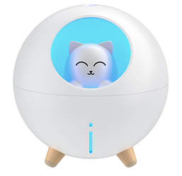 Зволожувач повітря WEKOME Planet Cat Humidifier WK WT-A06 |220ML, 5-10Hours| Білий