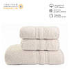 Махровий рушник Aqua fiber Premium TM IDEIA 70х140 см молоко, фото 7