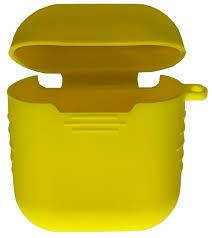 Силіконовий чохол для навушників Apple AirPods 1/2 Жовтий (KG-4136)