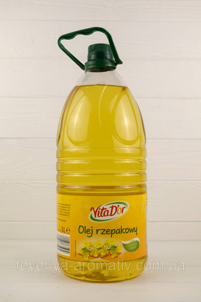 Олія ріпакова Vita D`or 3л (Польща)
