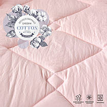 Набір Tropical євро ковдра 200х220 см + 2 подушки 50х70 см пудра IDEIA антиалергійний, фото 4