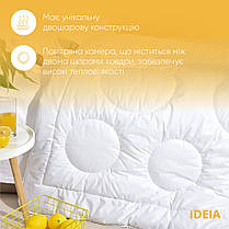 Ковдра всесезонна двоспальна Air Dream Exclusive 175х210 см IDEIA подвійна супер тепла дабл антиалергенна, фото 6