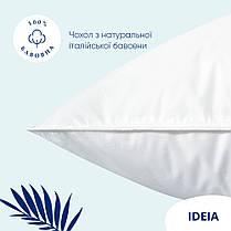 Подушка Super Soft Premium 70х70 см IDEIA штучний пух антиалергенна м'яка бавовна перкаль для сну, фото 4