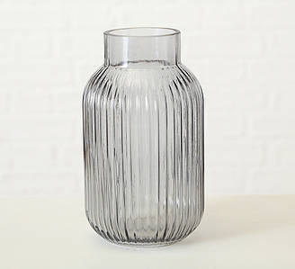 Ваза Нордика сіре скло h22см Гранд Презент 1012590-2С