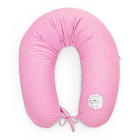 Подушка для беременных и кормления ТМ PAPAELLA 30х170 см горошок рожевий