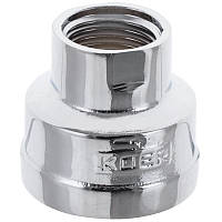 Муфта редукционная 1/2"х1" (хром) Koer KF.C0610.chr (KF0119)