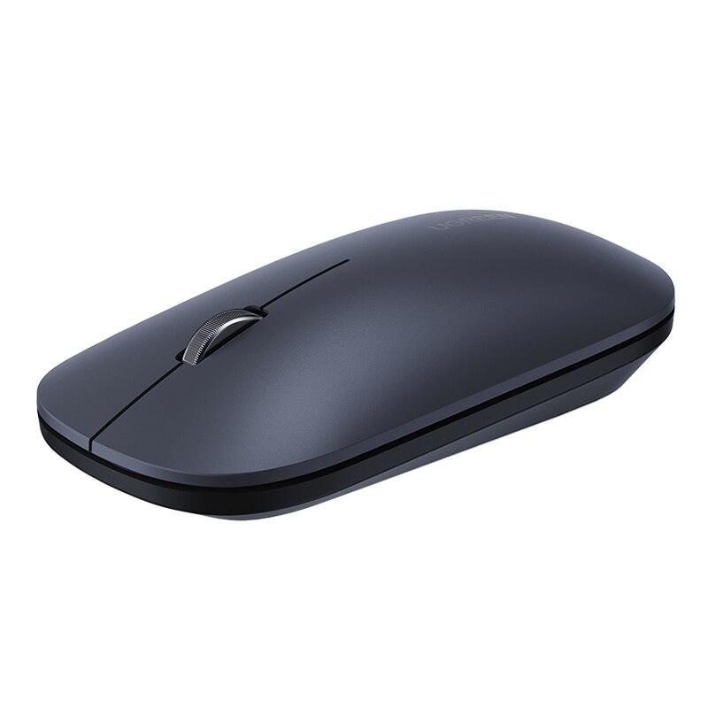 Бездротова безшумна миша UGREEN 4000 DPI для MacBook планшета комп'ютера ноутбука Midnight Black (MU001)