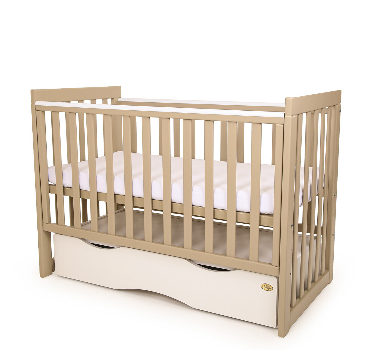 Дитяче ліжечко Angelo Lux-11 Мокко