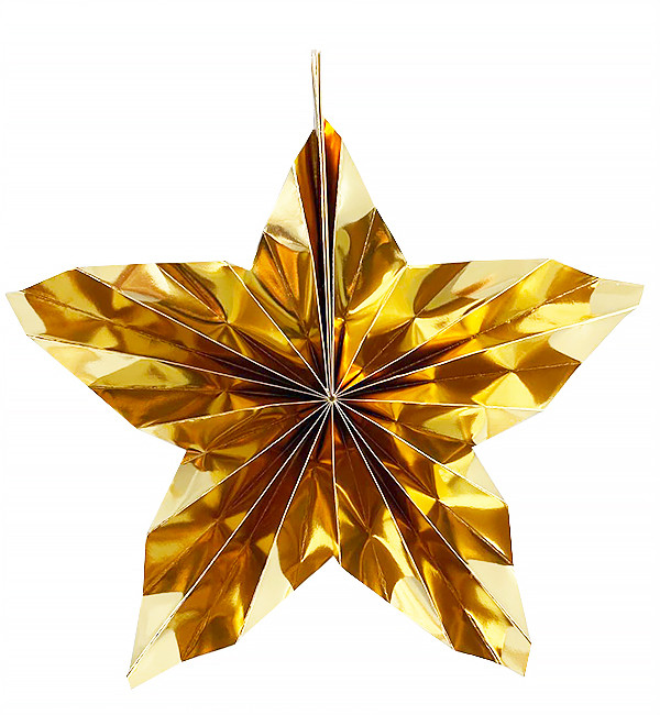 Підвісні віяла "Gold star" набір 6 шт., картон високої якості