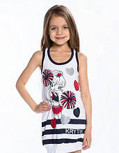 Дитяче плаття для дівчинки Krytik Італія 79490/KR/00A білий з синім і червоним Хіт!