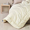 Ковдра CASHMERE вовняне всесезонна 200*220 молоко, фото 7