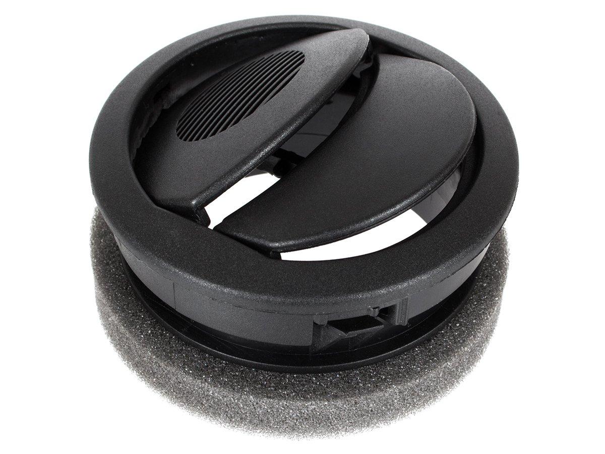 Fiat Qubo 2007 - решітка вентиляційного отвору центральній консолі чорна ліва = права, фото 1