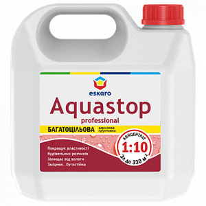 Aquastop Professional Зміцнює грунт-концентрат (Модифікатор будівельних розчинів) 3